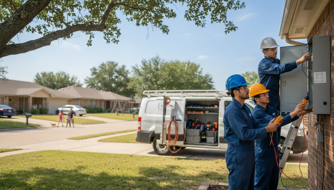 Certified electrician providing emergency electrical services in Black Rock, AR